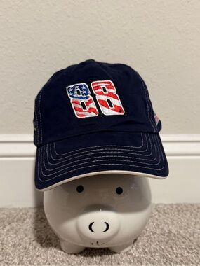Bill Elliott #88 NASCAR Hat Cap Navy Blue Adjustable USA